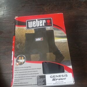 Weber Full-Size Griddle Insert Storage Bag 300-Series Black 7035